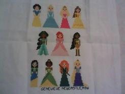 Cross stitch square for Alessandra's quilt