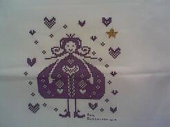 Cross stitch square for Millie's quilt