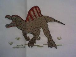 Cross stitch square for Braxton's quilt