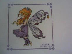 Cross stitch square for Sienna's quilt