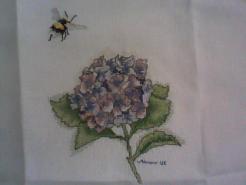 Cross stitch square for Sienna's quilt