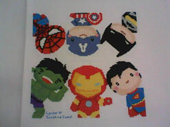 Cross stitch square for Noel's quilt
