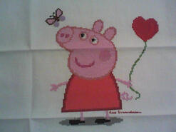 Cross stitch square for Symmie's quilt