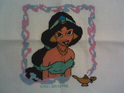 Cross stitch square for Symmie's quilt
