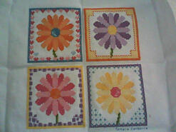 Cross stitch square for Tahani's quilt