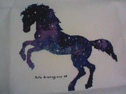 Cross stitch square for any child