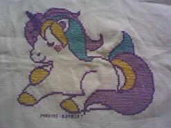 Cross stitch square for Daekotah-Jay's quilt
