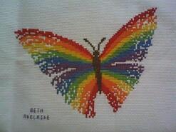 Cross stitch square for Daekotah-Jay's quilt