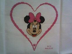 Cross stitch square for Oaklynn's quilt