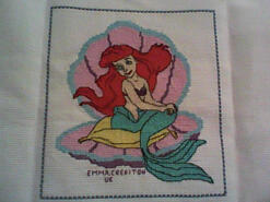 Cross stitch square for Charlotte's quilt