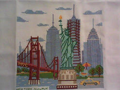 Cross stitch square