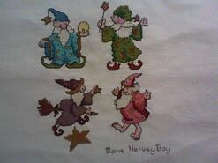 Cross stitch square for any child