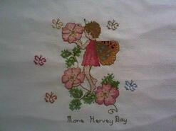 Cross stitch square for Addyson L's quilt
