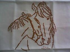 Cross stitch square for Sally Q's quilt