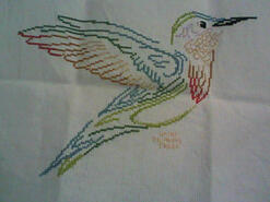 Cross stitch square