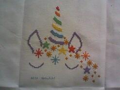 Cross stitch square for any child