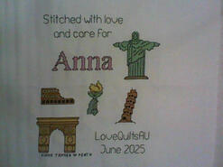 Cross stitch square
