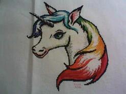 Cross stitch square for Amarlie's quilt