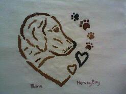 Cross stitch square for any child