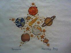 Cross stitch square for any child