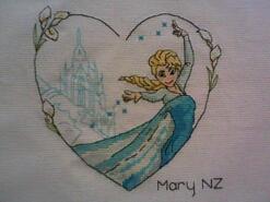 Cross stitch square for Millie's quilt