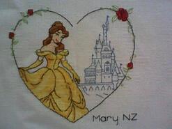 Cross stitch square for Millie's quilt