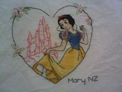 Cross stitch square for Alessandra's quilt