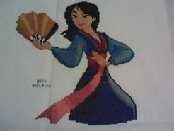 Cross stitch square for Alessandra's quilt