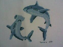 Cross stitch square for any child