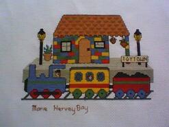 Cross stitch square for Mason G's quilt