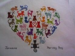 Cross stitch square for any child