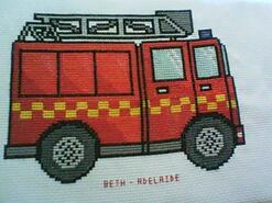 Cross stitch square for Ryan L's quilt