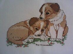 Cross stitch square for any child