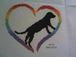 Cross stitch square for any child