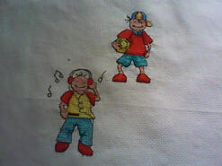Cross stitch square for any child