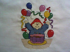 Cross stitch square for any child