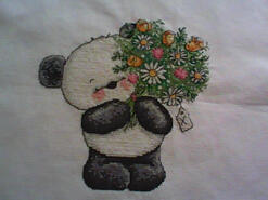 Cross stitch square for Natalie's quilt