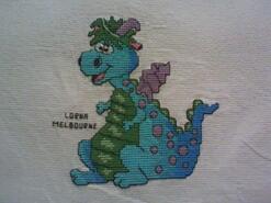 Cross stitch square for any child