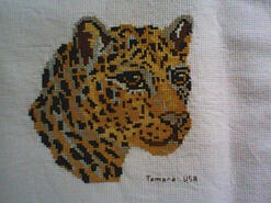Cross stitch square for any child