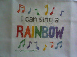 Cross stitch square for any child