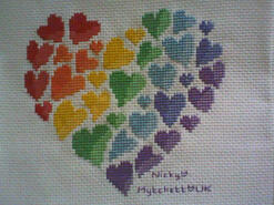 Cross stitch square for any child