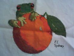 Cross stitch square for any child