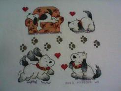 Cross stitch square for any child