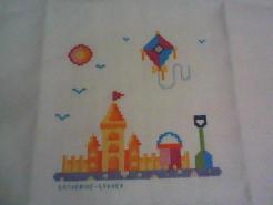 Cross stitch square for any child