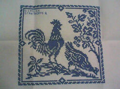 Cross stitch square for any child