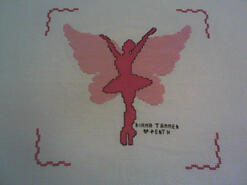 Cross stitch square for Millie's quilt