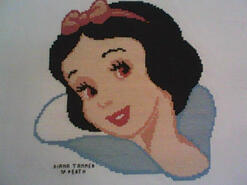 Cross stitch square for Millie's quilt