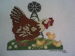 Cross stitch square for any child