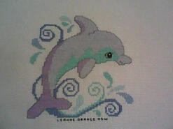 Cross stitch square for any child