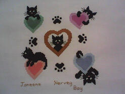 Cross stitch square for any child
